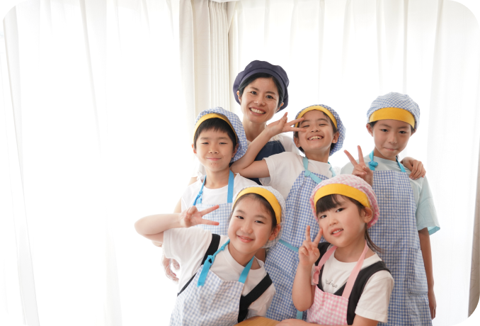 青空キッチン大森校の講師と生徒たち